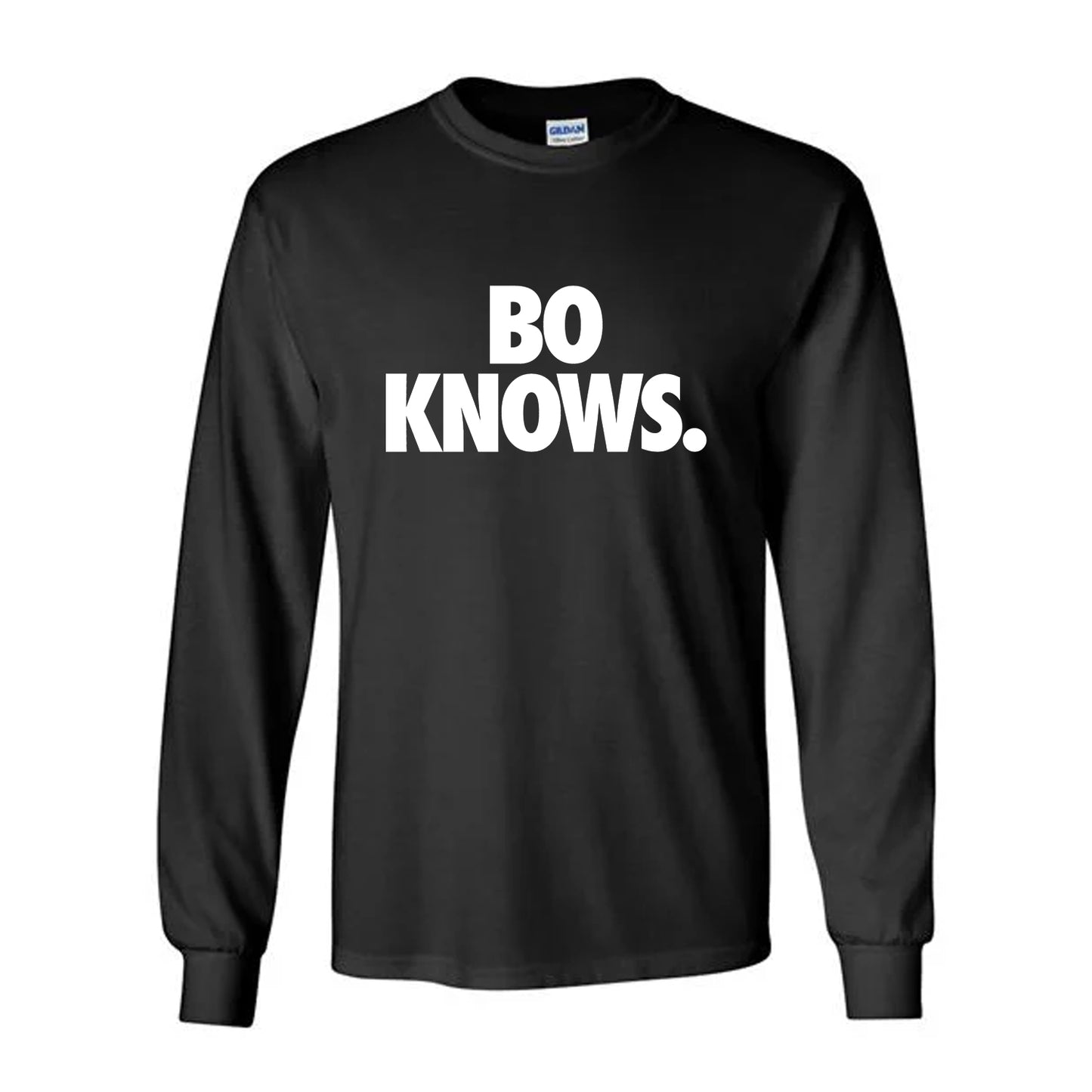 YOUTH GILDAN BO KNOWS LONG SLEEVE